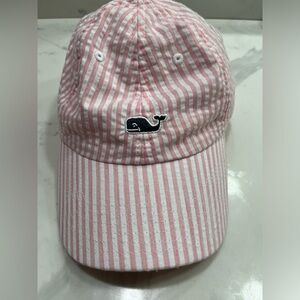 Vineyard Vines Seersucker Baseball Hat